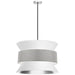 Questa Four Light Pendant in White