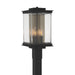 Kingston Outdoor Post Light in Coastal Black with Translucent Soft Gold Accent - 344840-SKT-80-83-ZM0703 by Hubbardton Forge