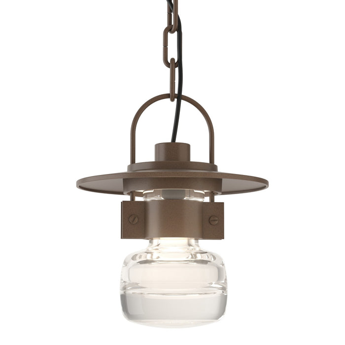 Mason Outdoor Ceiling Fixture in Coastal Bronze - 363003-SKT-75-ZM0448 by Hubbardton Forge