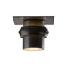 Twilight Dark Sky Friendly Outdoor Semi-Flush in Coastal Oil Rubbed Bronze - 364903-SKT-14 by Hubbardton Forge