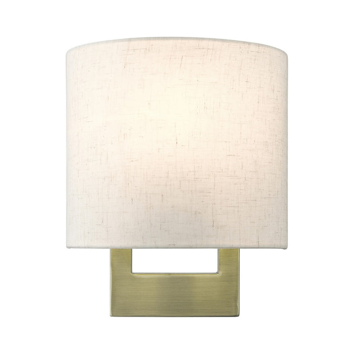 42420-01- ADA Wall Sconces 1-Light Wall Sconce in Antique Brass by Livex Lighting