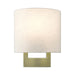 42420-01- ADA Wall Sconces 1-Light Wall Sconce in Antique Brass by Livex Lighting