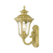 7850-33- Oxford 1-Light Outdoor Wall Lantern in Soft Gold by Livex Lighting