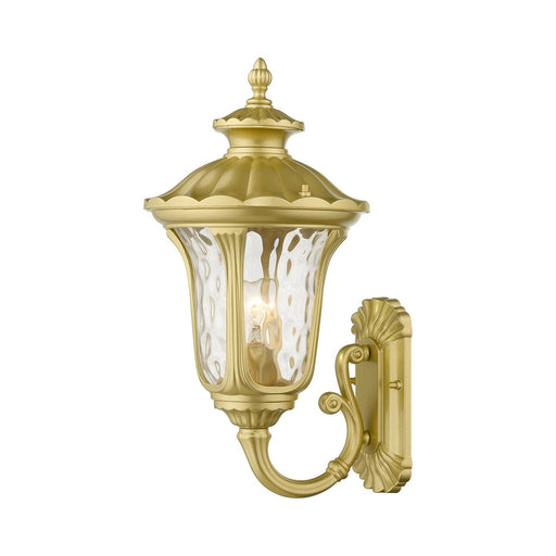 7852-33- Oxford 1-Light Outdoor Wall Lantern in Soft Gold by Livex Lighting