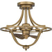 Harvel Ceiling Fan in Weathered Brass