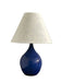 GS200-IMB- Scatchard 1-Light Table Lamp in Imperial Blue by House of Troy