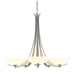 Aegis 5 Arm Chandelier in Vintage Platinum - 101261-SKT-82-GG0123 by Hubbardton Forge