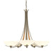 Aegis 5 Arm Chandelier in Soft Gold - 101261-SKT-84-GG0123 by Hubbardton Forge