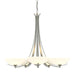 Aegis 5 Arm Chandelier in Sterling - 101261-SKT-85-GG0123 by Hubbardton Forge