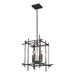 Tura 4-Light Small Chandelier in Black - 101315-SKT-10 by Hubbardton Forge