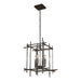 Tura 4-Light Small Chandelier in Oil Rubbed Bronze - 101315-SKT-14 by Hubbardton Forge