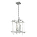 Tura 4-Light Small Chandelier in Vintage Platinum - 101315-SKT-82 by Hubbardton Forge