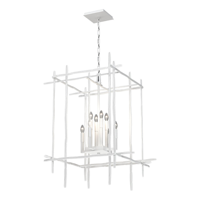 Tura 8-Light Large Chandelier in White - 101317-SKT-02 by Hubbardton Forge