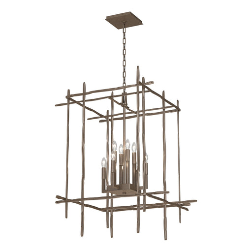 Tura 8-Light Large Chandelier in Bronze - 101317-SKT-05 by Hubbardton Forge