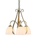 Sweeping Taper 3 Arm Chandelier in Modern Brass - 101441-SKT-86-GG0001 by Hubbardton Forge