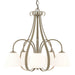 Sweeping Taper 5 Arm Chandelier in Soft Gold - 101445-SKT-84-GG0001 by Hubbardton Forge