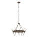 Echo 10-Light Circular Chandelier in Bronze - 101525-SKT-05-YC0369 by Hubbardton Forge