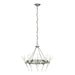 Echo 10-Light Circular Chandelier in Sterling - 101525-SKT-85-YC0369 by Hubbardton Forge