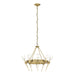 Echo 10-Light Circular Chandelier in Modern Brass - 101525-SKT-86-YC0369 by Hubbardton Forge