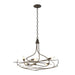 Wisp 6-Light Chandelier in Bronze - 101620-SKT-05 by Hubbardton Forge