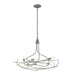 Wisp 6-Light Chandelier in Sterling - 101620-SKT-85 by Hubbardton Forge