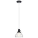 43850BK- Avery 1-Light Mini Pendant in Black by Kichler Lighting