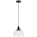 43853BK- Avery 1-Light Mini Pendant in Black by Kichler Lighting