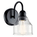 45971BK- Avery 1-Light Wall Sconce in Black by Kichler Lighting