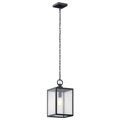 59008BKT- Lahden 1-Light Outdoor Pendant / Semi-Flush in Black Textured by Kichler Lighting