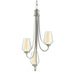 Flora 3 Arm Chandelier in Sterling - 103033-SKT-85-ZS0354 by Hubbardton Forge