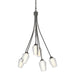 Flora 6 Arm Chandelier in Natural Iron - 103043-SKT-20-ZS0354 by Hubbardton Forge