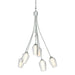 Flora 6 Arm Chandelier in Vintage Platinum - 103043-SKT-82-ZS0354 by Hubbardton Forge