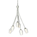 Flora 6 Arm Chandelier in Sterling - 103043-SKT-85-ZS0354 by Hubbardton Forge