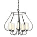 Flora 5 Arm Chandelier in Natural Iron - 103045-SKT-20-ZS0354 by Hubbardton Forge