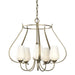 Flora 5 Arm Chandelier in Soft Gold - 103045-SKT-84-GG0303 by Hubbardton Forge