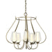 Flora 5 Arm Chandelier in Soft Gold - 103045-SKT-84-ZS0354 by Hubbardton Forge