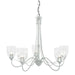 Trellis 5 Arm Chandelier in Vintage Platinum - 103063-SKT-82-LL0083 by Hubbardton Forge