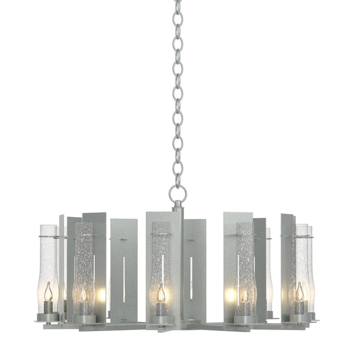 New Town 10 Arm Chandelier in Vintage Platinum - 103290-SKT-82-II0184 by Hubbardton Forge