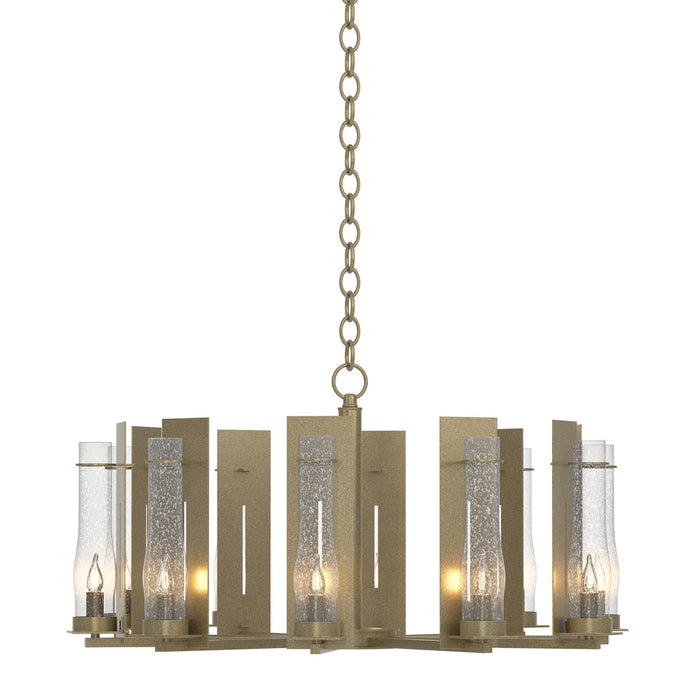 New Town 10 Arm Chandelier in Soft Gold - 103290-SKT-84-II0184 by Hubbardton Forge