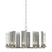 New Town 10 Arm Chandelier in Sterling - 103290-SKT-85-II0184 by Hubbardton Forge