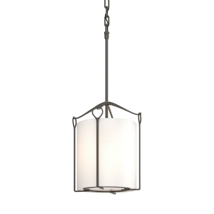 Bow Tall Mini Pendant in Dark Smoke - 104060-SKT-07-GG0137 by Hubbardton Forge