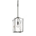 Bow Tall Mini Pendant in Dark Smoke - 104060-SKT-07-LL0137 by Hubbardton Forge