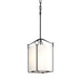 Bow Tall Mini Pendant in Black - 104060-SKT-10-GG0137 by Hubbardton Forge