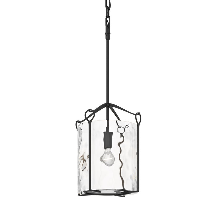 Bow Tall Mini Pendant in Black - 104060-SKT-10-LL0137 by Hubbardton Forge