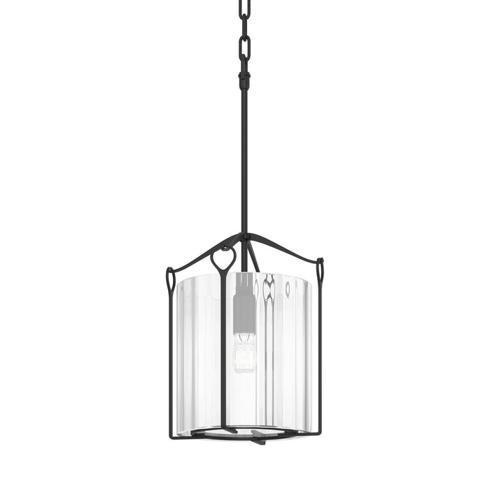 Bow Tall Mini Pendant in Black - 104060-SKT-10-ZM0137 by Hubbardton Forge