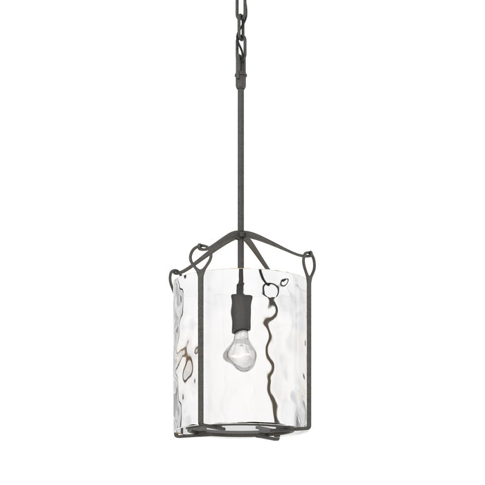 Bow Tall Mini Pendant in Natural Iron - 104060-SKT-20-LL0137 by Hubbardton Forge