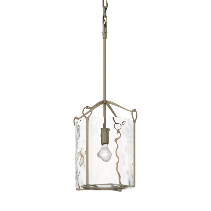 Bow Tall Mini Pendant in Soft Gold - 104060-SKT-84-LL0137 by Hubbardton Forge