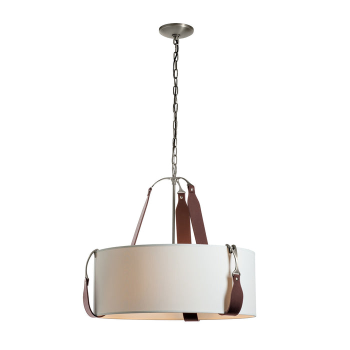 Saratoga Small Pendant in Polished Nickel - 104070-SKT-24-LB-SF2208 by Hubbardton Forge