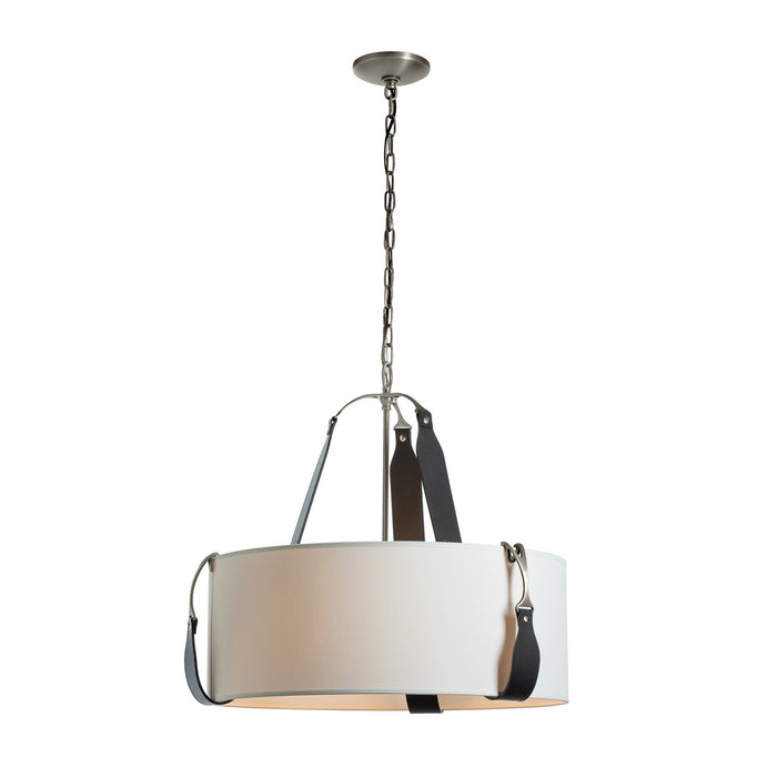 Saratoga Small Pendant in Polished Nickel - 104070-SKT-24-LK-SF2208 by Hubbardton Forge