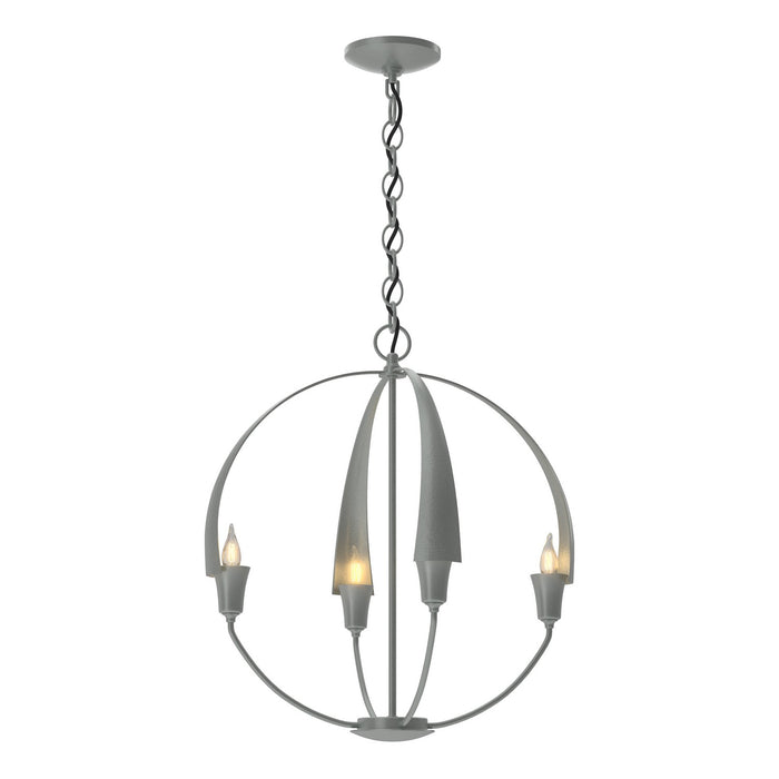 Cirque Small Chandelier in Vintage Platinum - 104201-SKT-82 by Hubbardton Forge